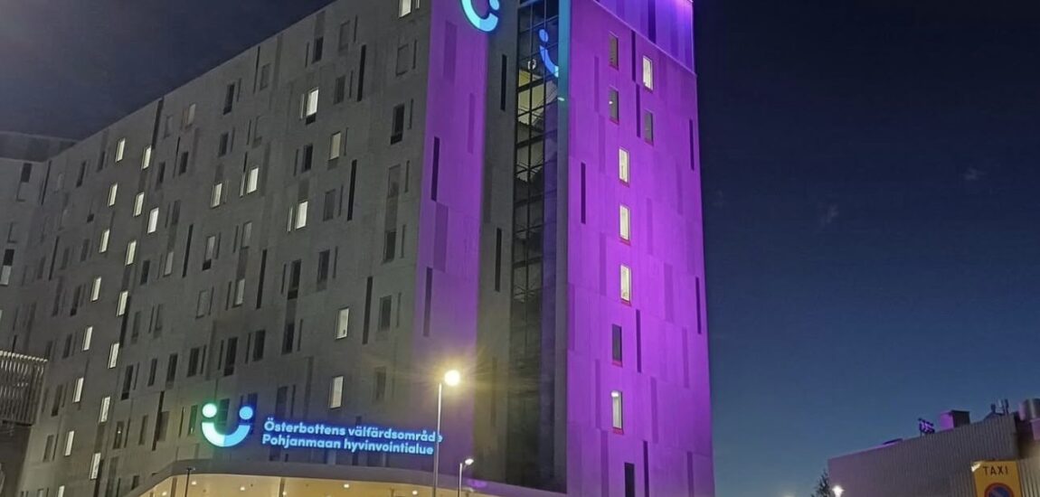 vaasa-central-hospital-goes-purple-for-awareness